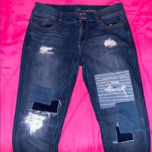 Ripped Ankle jeans